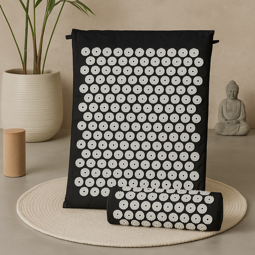 Acupressure Yoga Mat & Massage Cushion Set